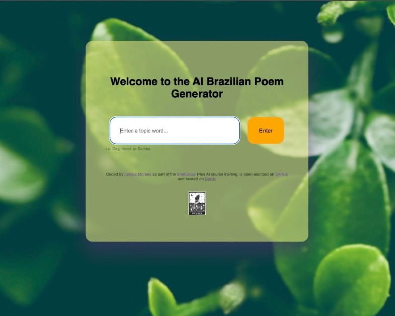 Poem Generator App